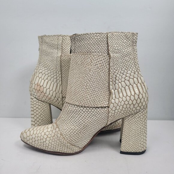Freebird by Steven Joey Women's White Cream Ankle Boots 361222 US Size 9 - Picture 5 of 12